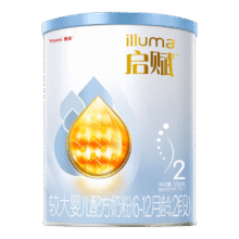 惠氏（Wyeth）启赋蓝钻 新客试喝 HMO较大婴儿配方奶粉2段（6-12月）350g69元