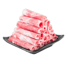 涝河桥 供港宁夏滩羊原切羊肉卷 480g/袋 国产冷冻火锅食材42.9元 (月销2000+)
