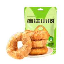 疯狂小狗宠物狗狗零食磨牙棒牛皮卷中大型幼犬成犬 大号甜甜圈80g*339.9元 (月销1w+)