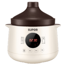 苏泊尔（SUPOR）电炖锅 家用电砂锅煲汤锅炖汤锅 紫陶内胆快速炖 多功能大容量可预约电炖盅煮粥锅 5L239元