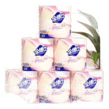 金博仕 有芯卷纸 900克6卷6.99元包邮