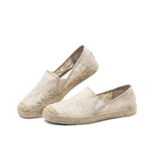 斯凯奇（Skechers）春季女渔夫鞋气质蕾丝单鞋新中式一脚蹬113025 自然色/NAT 39226元（需领券）