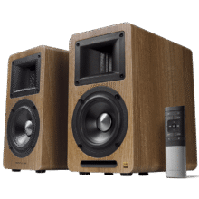 PLUS会员：（EDIFIER）漫步者AIRPULSE A80 书架式有源音箱 蓝牙音箱 客厅音响 电视音响 胡桃木2090.27元（需领券）