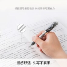 晨光(M&G)文具K35 按动中性笔学生0.5黑笔签字笔商务子弹头考试专用水笔办公用品 黑色 10支笔+10支芯26.2元 (券后省10,月销1w+)