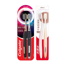 百亿补贴：高露洁（Colgate）48孔宽头超细软毛炭丝护龈成人男士去渍牙刷*2+绵绵丝净适刷*243.8元