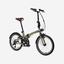迪卡侬 DECATHLON 自行车Fold560折叠车20寸9速铝架单车-48722452719.9元