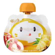 喵小侠婴幼儿果泥 水蜜桃菠萝果泥 100g 1袋35.8元（需领券，合3.58元/件）