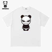 HIPANDA 240G重磅纯棉 潮牌印花T恤（男女同款）48.11元