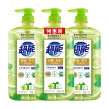 88VIP：超能离子洗洁精超能 1kg*3瓶19.48元（需领券+淘金币抵扣1.2元）