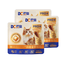 豆柴 猫粮 低温烘焙猫粮 鲜活力pro+ 120g2.9元