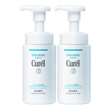 PLUS会员：珂润 润浸保湿洁颜泡沫双支装 150ml*291.53元（需领券，合45.77元/支）