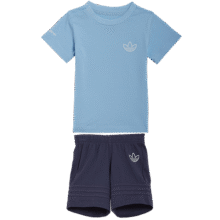 adidas 男中小童短袖套装 童装套装夏装59元（弹窗券低至44元，超V会员价更低）