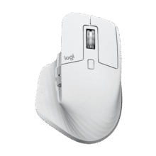 罗技（Logitech）大师系列 MX Master 3S 无线蓝牙鼠标 人体工学 办公 静音鼠标 高端 珍珠白 带无线接收器549元 (月销1w+)