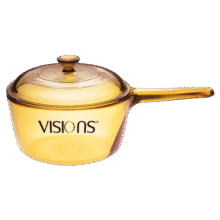 康宁（VISIONS）1L单柄小奶锅汤锅辅食锅宝宝锅无涂层玻璃锅煮锅炖锅火锅 VSP-1（不带嘴） 15.5cm436元