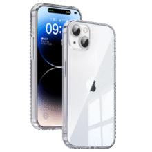品胜 适用苹果15手机壳 iPhone15保护套简约透明气囊防摔超薄防震耐磨防尘全包抗指纹网红软壳 透明22元 (月销4000+)