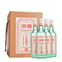先付定金赠2000京豆！！汾酒 杏花村白酒 45%vol 350ml 4瓶返后369元（需领券，赠2000京豆）