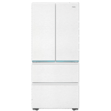 PLUS会员：Haier 海尔485 山茶花系列 BCD-485WGHFD1BWLU1 超薄零嵌法式四开门冰箱 485升返后3891.28元（需定金、共返170）
