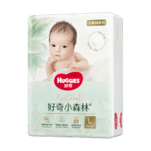 好奇（Huggies）心钻装小森林纸尿裤L40片(9-14kg)大号尿不湿透气夏季超薄268.24元（需领券，合89.41元/件）