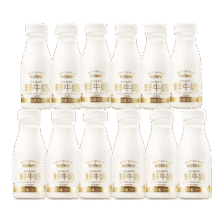 每日鲜语 鲜牛奶 250mlx6 + 185mlx6 共12瓶36.9元（需领券）(微信小程序购买)