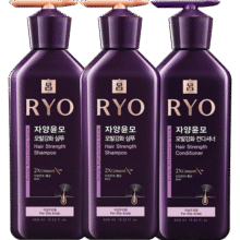 吕（Ryo）紫吕强韧防断健爽控油洗护套装 洗400ml*2+护400ml148.7元 (券后省0.88,月销1w+)