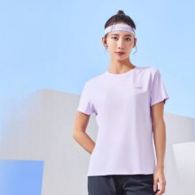 再降价、天降礼金：鸿星尔克 女士冰丝速干t恤 *2件54.06元（合27.03元/件）+4.17元淘金币