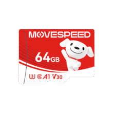 plus会员：移速（MOVE SPEED）JOY联名款 64GB TF（MicroSD）存储卡18.8元（需领券）
