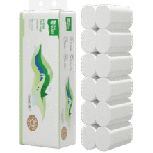 雨森 棉柔布韧速溶卷纸卫生  5层 58g/卷*12卷4.42元（需领券）