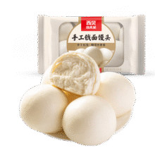 西贝莜面村手工戗面馒头720g 6个装 方便早餐 面点主食 营养早餐馒头5.12元