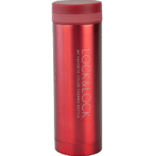 乐扣乐扣（LOCK&LOCK）不锈钢纤巧便携保温杯茶水杯车载商务杯子LHC560（300ml）红色69元 (月销1000+)