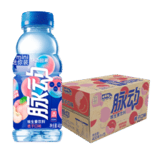 脉动桃子口味 400ML*15瓶 迷你小瓶低糖维生素运动功能饮料宋雨琦同款42元 (券后省20,月销1w+)