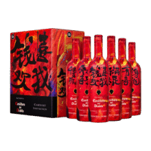 再降价、plus会员、首购：红魔鬼 进口珍藏赤霞珠葡萄酒750ml*6整箱213.05元、包邮