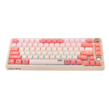 plus：CHERRY樱桃PIXIU75客制化键盘 Gasket 2.4G蓝牙三模无线RGB 热插拔 游戏键盘 兼容WIN/MAC 白色 茶轴591.18元
