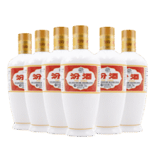 跑路，京东百亿补贴：汾酒 出口白瓷 清香型白酒 53度 250mL*6瓶211.86元