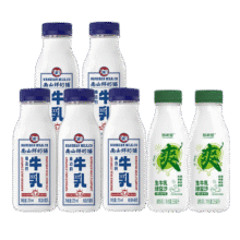 新希望 鲜奶铺牛乳 绿豆+芋泥厚乳 【8瓶】周套餐24.9元（需领券）