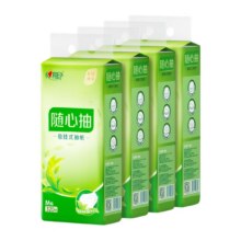 心相印 茶语悬挂式抽纸加大 320抽4提68.7元（需领券，合22.9元/件）