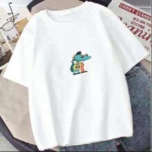 短袖t恤男潮流男女同款情侣闺蜜上衣百搭打底衫ins印花文化衫 黄蓝三杠白色 2XL17.6元（合4.4元/件）