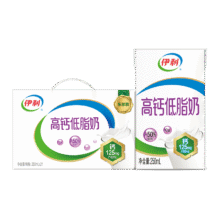 伊利 高钙低脂牛奶250ml*21盒 *2件69.8元（合34.9元/件）