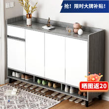 米客米家 MIKEMIJIA 简易鞋柜 现代简约玄关柜 四门一抽 莫兰迪灰色 120*32 自行安装166元
