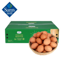 Member's Mark 精选鲜鸡蛋 30枚盒装 1.5kg35.76元
