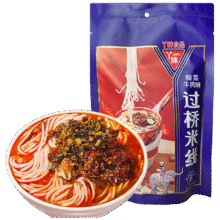 PLUS会员: 丫眯乐 过桥酸菜/麻辣牛肉米线230g*3袋（两种口味可选）9.41元