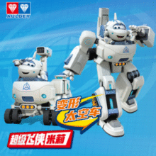 六一礼物！奥迪双钻 超级飞侠变形系列 双形态可动机器人玩具￥39.00 8.0折