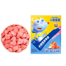 小鹿蓝蓝高钙0蔗糖酸奶溶豆升级版无添加蔗糖宝宝溶豆 【0蔗糖高钙】酸奶溶豆/草莓味22.9元