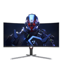 PLUS会员：AOC 34英寸 带鱼屏 WQHD 广色域 180Hz HDR10  出厂校色 旋转升降 21:9曲面电竞电脑显示器 CU34G3X1309.86元（需领券）