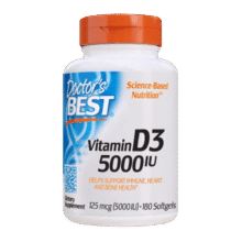 Doctor's Best维生素D胶囊180粒33.51元+740 淘金币（需领券）