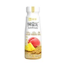 蒙牛 阿慕乐 燕麦黄桃味发酵乳酸奶 210g*10瓶￥25.9