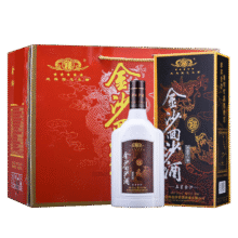 金沙回沙酒 钻石五星 酱香型白酒 53度 500ml*6瓶 整箱装 纯粮食酱酒459元 (月销1000+)