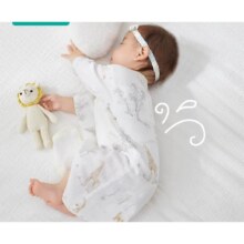 全棉时代 新生婴儿睡衣满月和袍 绿+森 59码两件套81.75元（需领券）