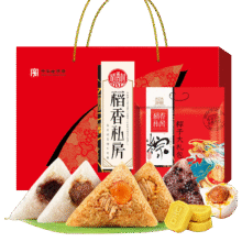 稻香私房粽子礼盒1080g 稻香村绿豆糕咸鸭蛋礼盒端午节礼品粽子大礼包125.49元（需plus会员，需领券，合41.83元/件）