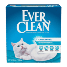 铂钻猫砂EverClean美国进口膨润土猫砂高效除臭持久抗菌清香低尘猫砂  25磅 （绿标）188元 (券后省10)