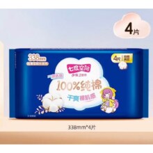 七度空间 卫生巾少女超薄夜用组合套装 少女338mm4片*6件 赠日用7片19.94元（含赠折合2.84元/件）